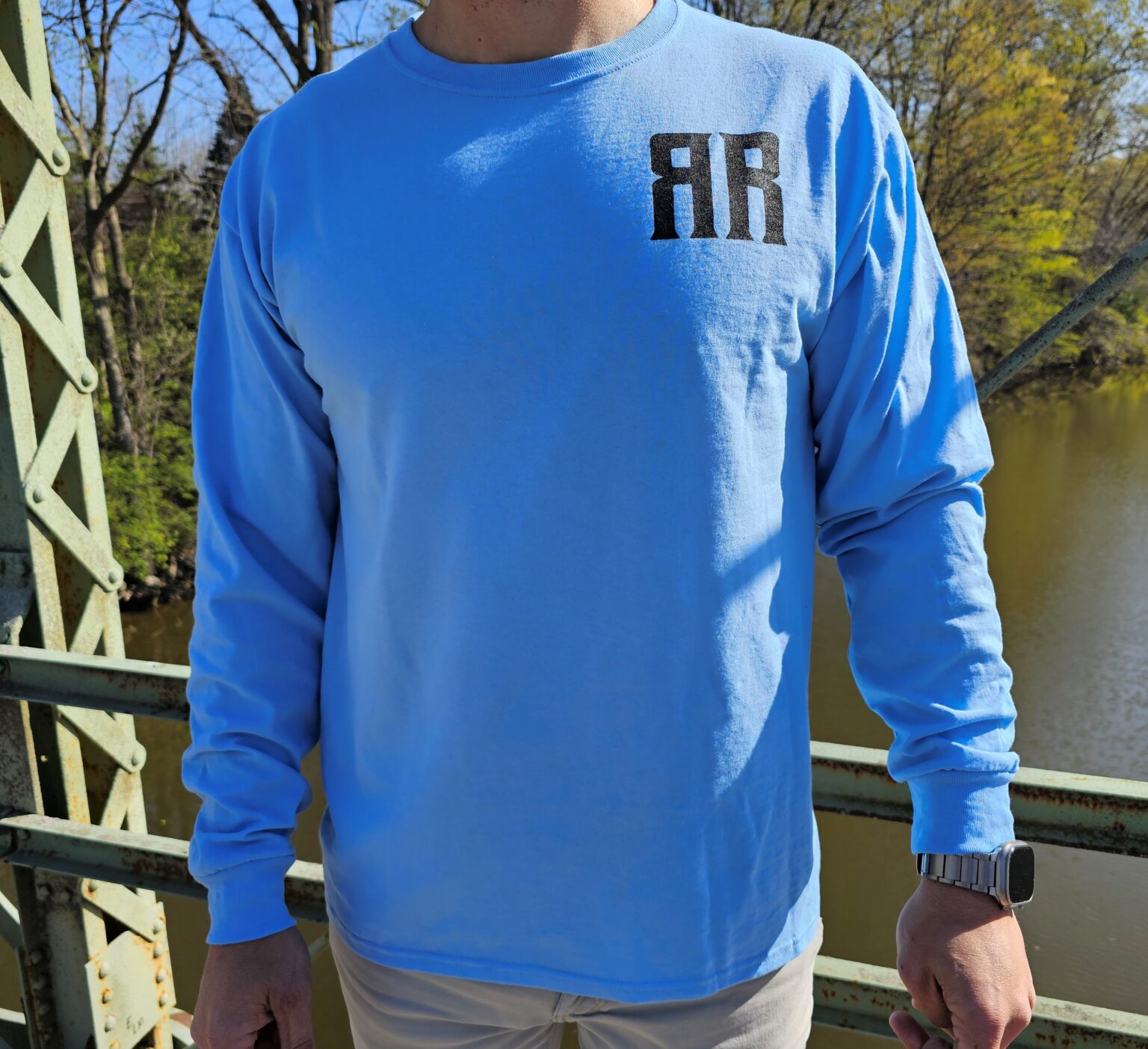 Light Blue Longsleeve Tee Rum Runner Party Boats